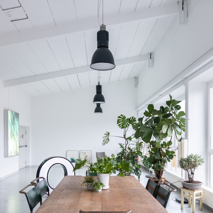 Studio mit Esstisch und Pflanzen Vorschaubild goot-oort.studio